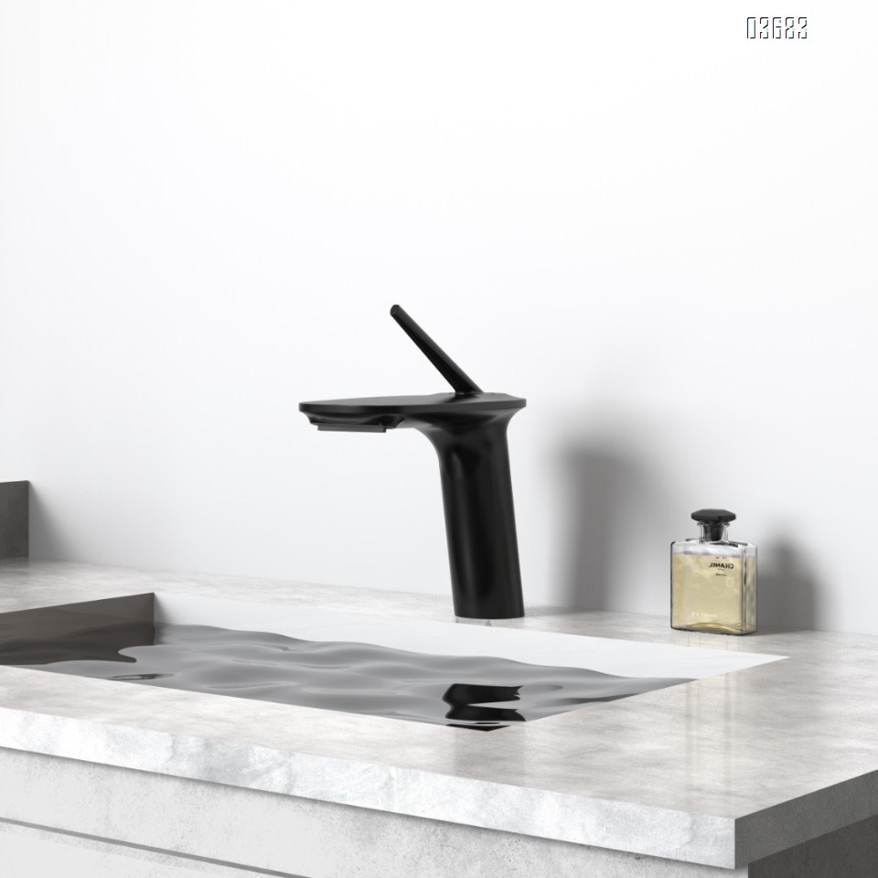 Gun gray pressurized splash-proof Basin sink faucet with hot and cold water for home use Basin Faucets Mixer Sink Tap