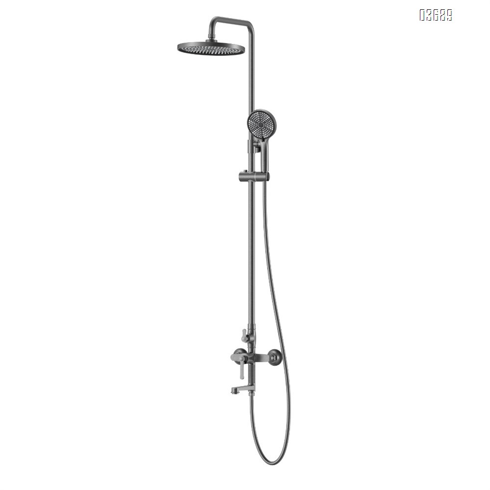 Home Shower Set, Pressure-Boosting Shower Head with Three Functions