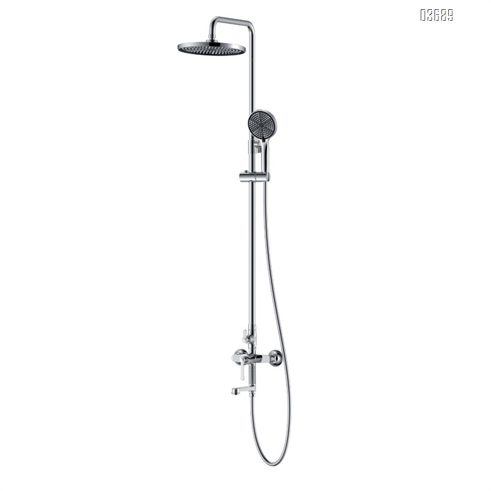 Home Shower Set, Pressure-Boosting Shower Head with Three Functions