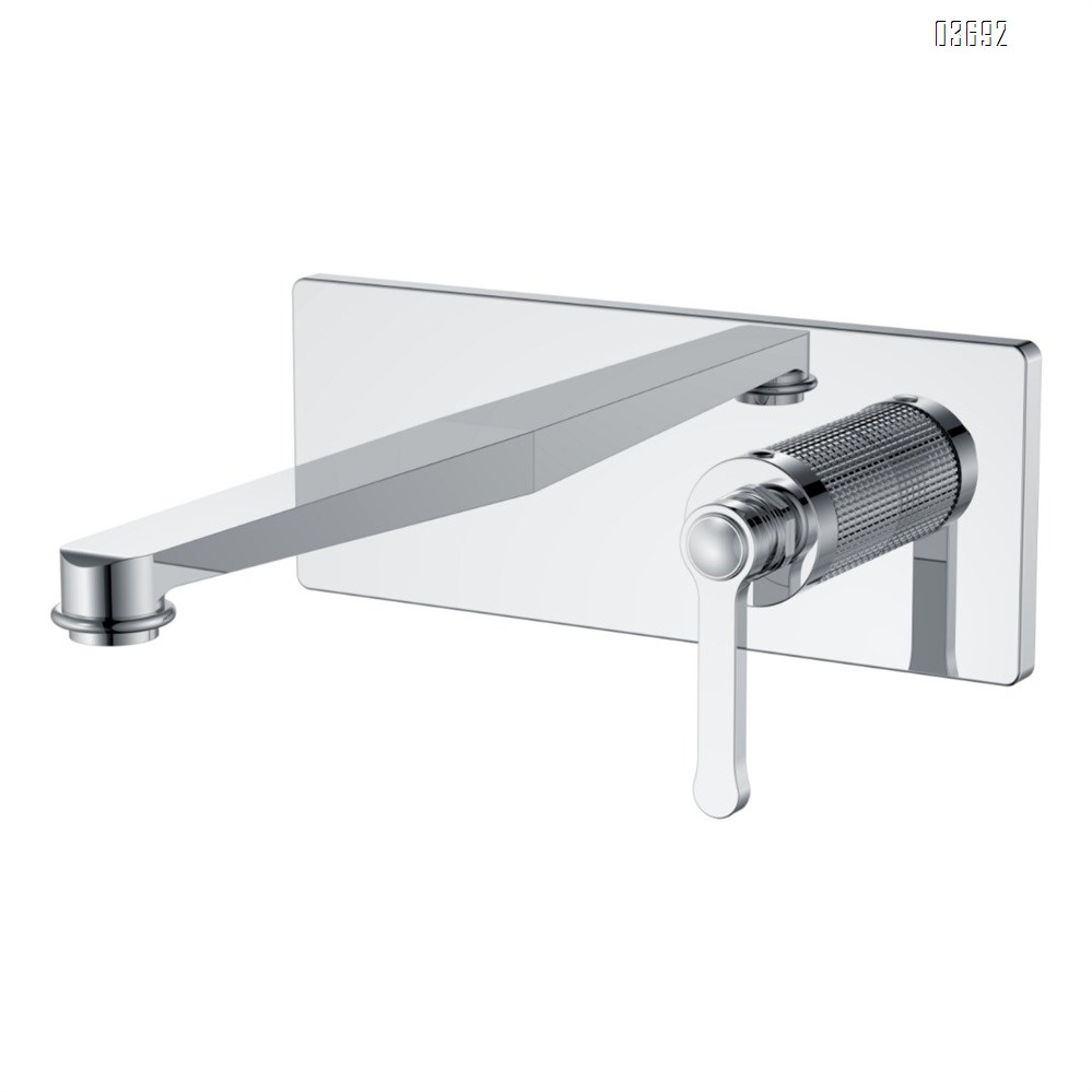 All-Copper Wall-Mounted Concealed Wash Basin with Hidden Hot and Cold Water Faucet