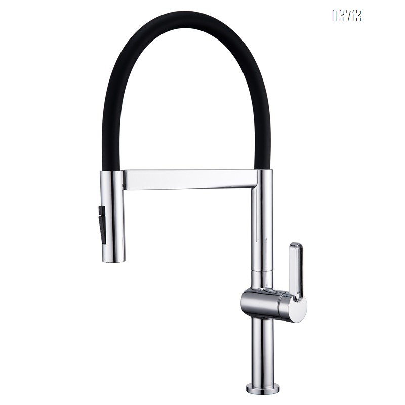 All Brass Magnetic Kitchens Faucet Design by Germany Gun Grey Cold and Hot Water Pull-out Sprayer Kitchen Faucets Mixer Sink Tap