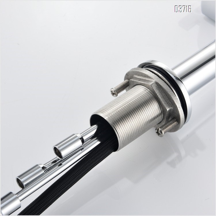 Stainless Steel Faucet for Vegetable Sink Deck Mounted Modern Cold Hot Water Single Handle Pull-out Kitchen Faucets Mixer Tap