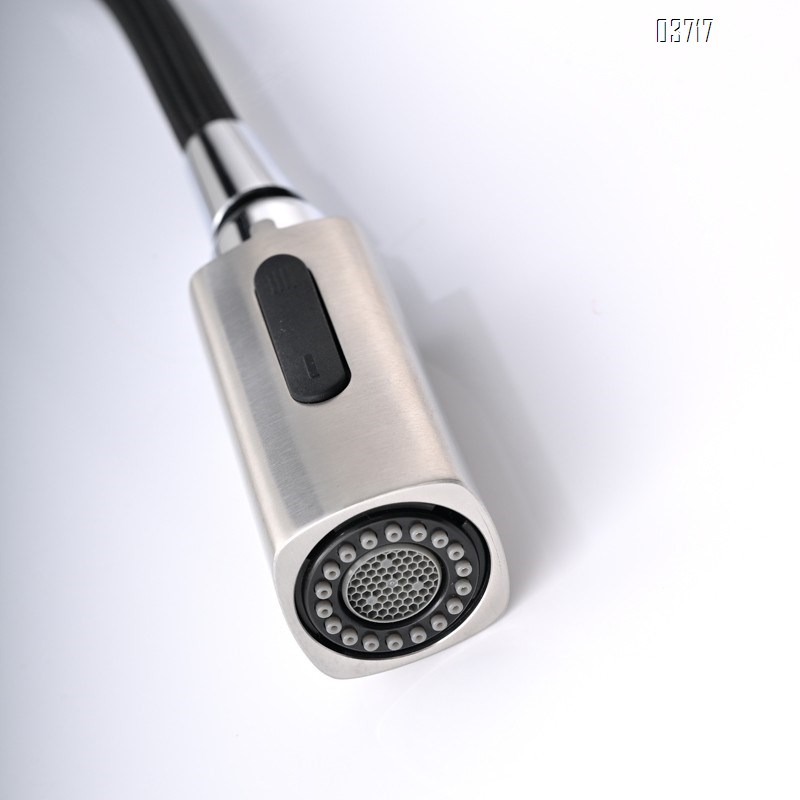 Brushed Pull-out Kitchen Faucet Stainless Steel Cold Hot Water Deck Mount Single Lever Vegetable Kitchen Faucets Mixer Sink Tap