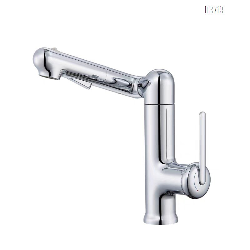 Brass Faucet Mechanical Arm Lucky Cat Hot and Cold Basin Faucet Hotel Engineering Bathroom Basin Faucets Mixer Sink Tap