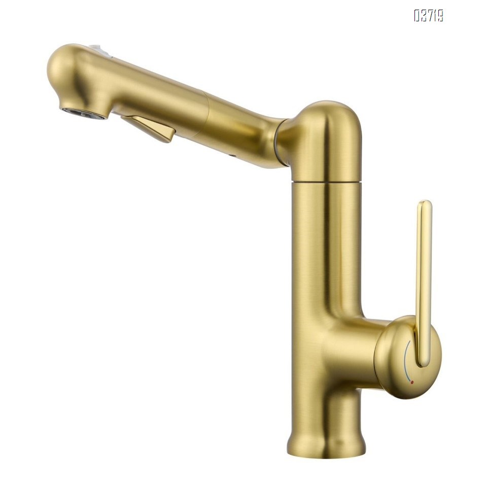 Brass Faucet Mechanical Arm Lucky Cat Hot and Cold Basin Faucet Hotel Engineering Bathroom Basin Faucets Mixer Sink Tap