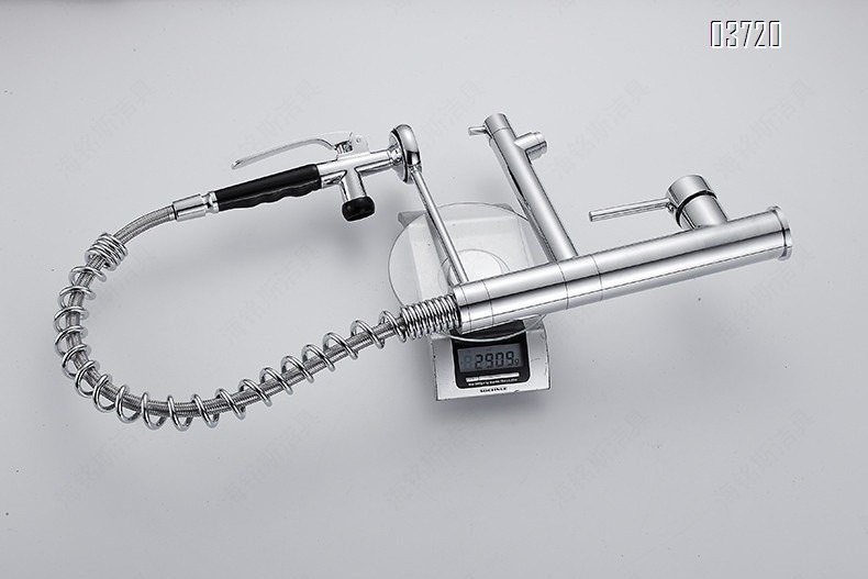 High Quality Contemporary Design Commercial Kitchen Faucet Wholesale Deck Mounted Thermostatic Single-Hole Brass Body Ceramic