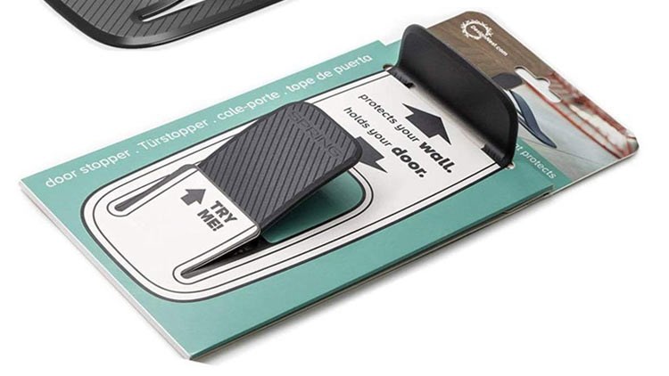Door Stopper and Wall Protector (Black)