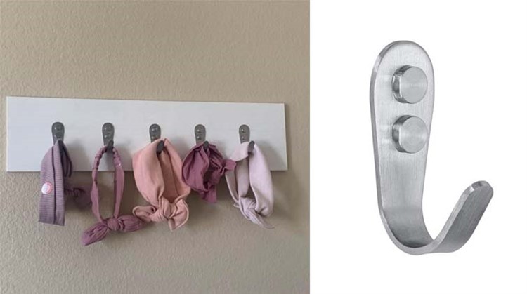 Hooks for Wall Mounted Hanging Heavy Duty Wall Hooks,Stainless Steel Hooks for Coats,Towels Fit for Bathroom Kitchen